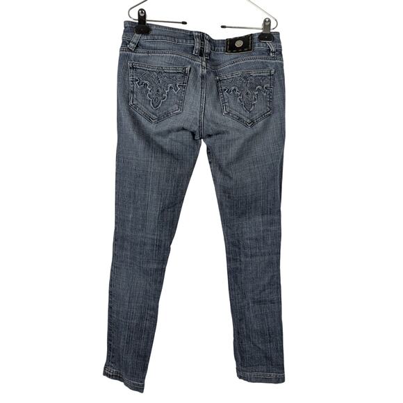 Antik Denim Jeans Womens 26 Western Southwest Classic Blue Boho Hippie Straight - Picture 3 of 6